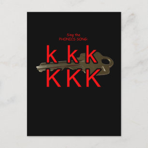 phonics postcard or flashcard