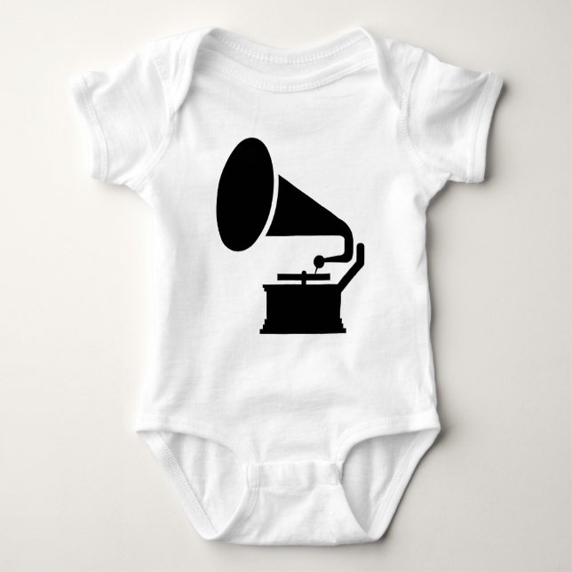 Phonograph - Black Baby Bodysuit (Front)