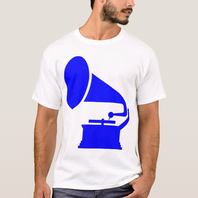 Phonograph - Blue T-Shirt (Front)