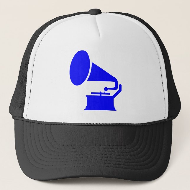 Phonograph - Blue Trucker Hat (Front)
