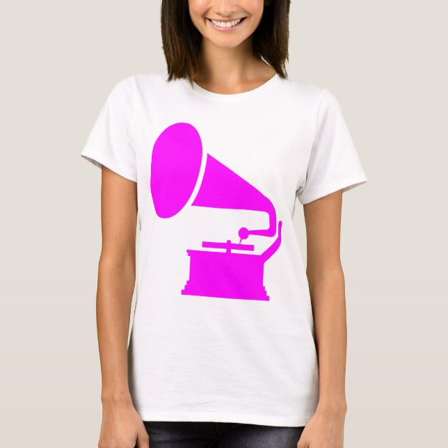 Phonograph - Magenta T-Shirt (Front)