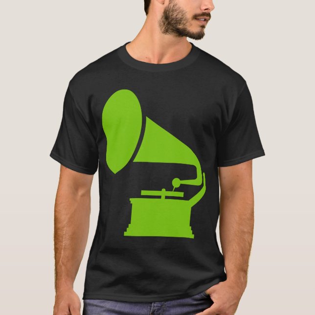 Phonograph - Martian Green T-Shirt (Front)