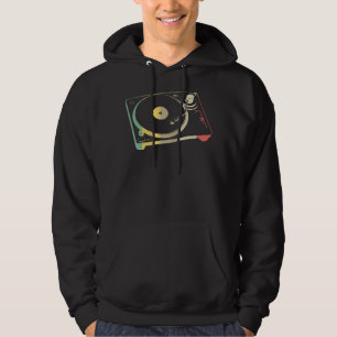 Phonographic Record Vintage Record Player Turntabl Hoodie
