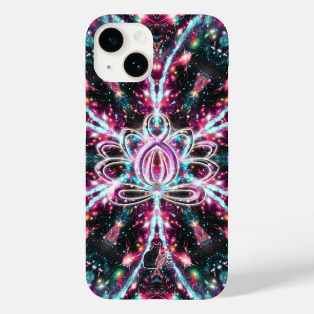 Phosphorescence Zen Lotus Case-Mate iPhone Case (Back)