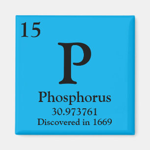 Phosphorus Periodic Table Magnet