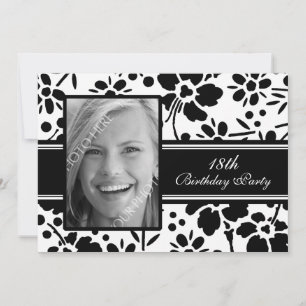 Photo 18th Birthday Party Invitations