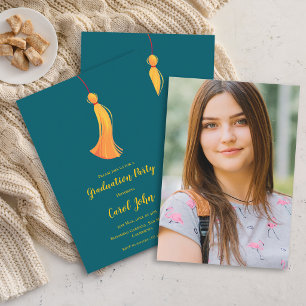 Photo 2026 Graduation Tassel Party Mini Invitation