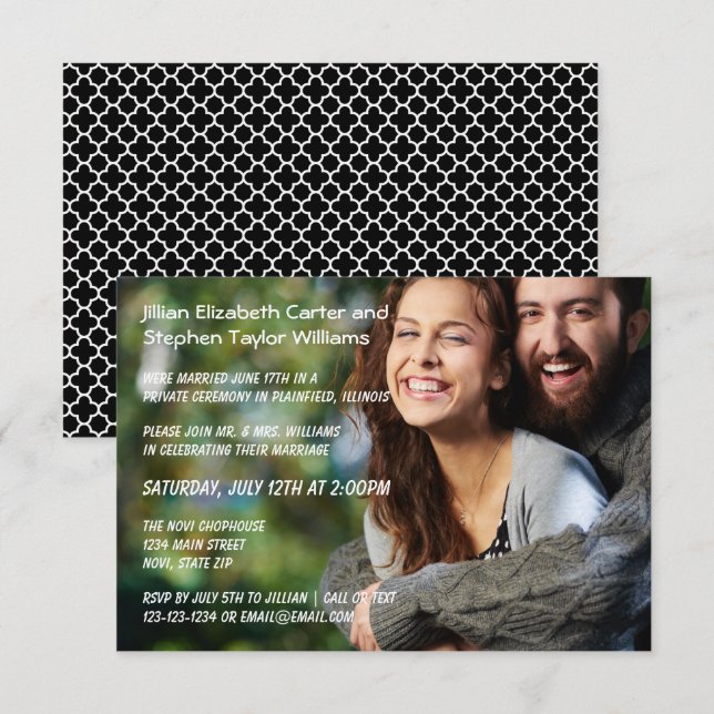 Photo - 3x5 Wedding Announcement (Front/Back)