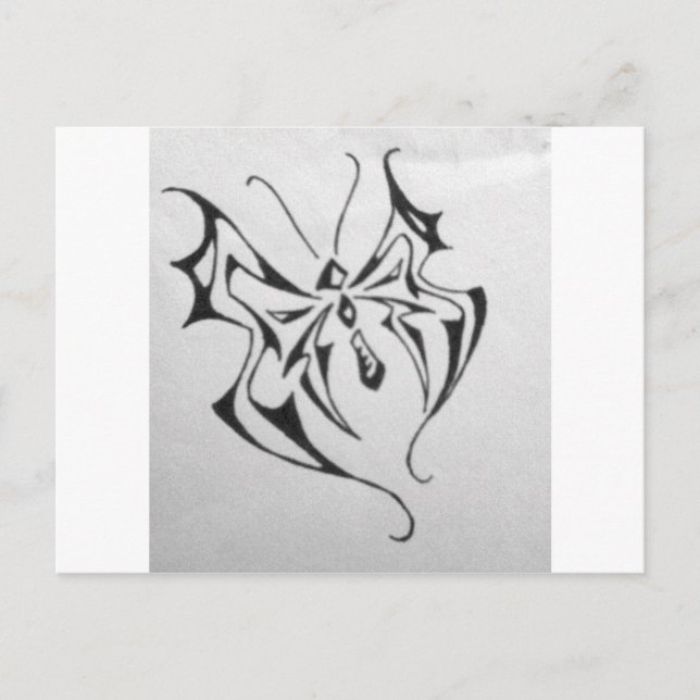 photo-40.JPG tribal butterfly Postcard (Front)
