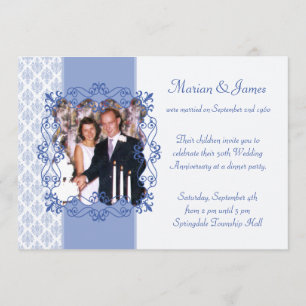 Photo 50th Wedding Anniversary Party Invitations