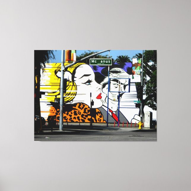 Photo 8 Graffiti in Colour Canvas Print (Front)