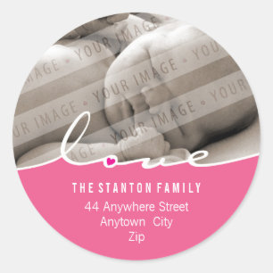 PHOTO ADDRESS STICKER :: love divide 1