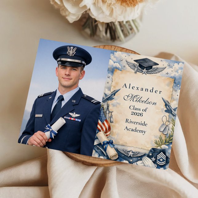 Photo Air Force Wings Graduation Announcement (Creator Uploaded)