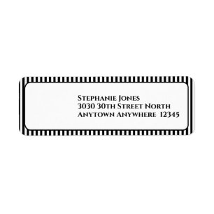 Photo All Ages Simple Stripes Pattern Black/white