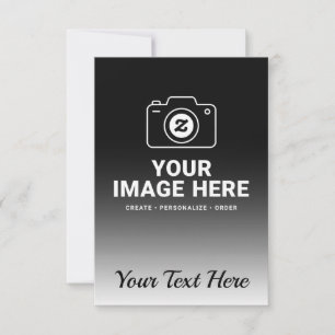 Photo and Custom Message Design RSVP Card