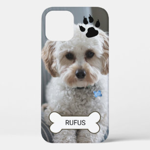 Photo  And Name Custom Made Personalised Dog iPhone 12 Case