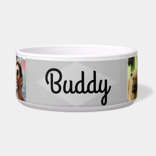 Photo and Name Dog Food Bowl - HAMbWG