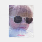 Photo And Name Fleece Blanket Soft And Cosy Gift