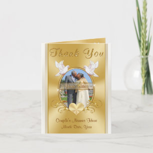 Photo and Personalised Anniversary Thank You Cards