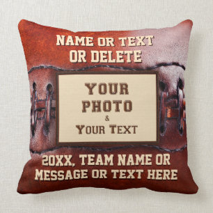 Photo and Personalised Football Pillow for Players