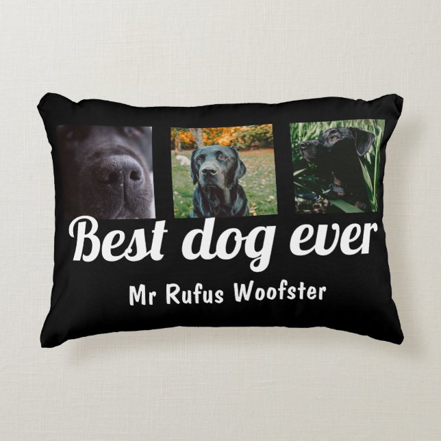 Photo and Text Custom Personalised Decorative Cushion (Front)
