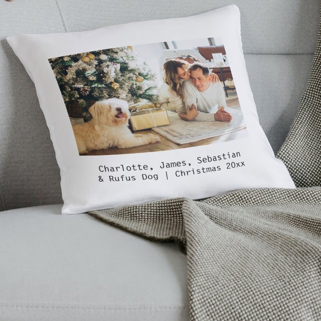 Photo and Text Custom Personalized Cushion (Creator Uploaded)