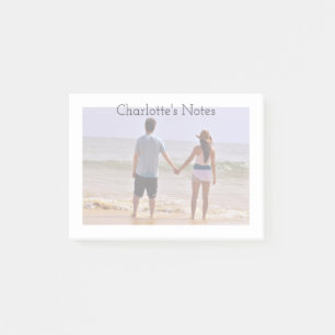 Photo and text One of a Kind Personalised Post-it Notes