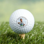 Photo and Text Personalised Best Golfer by Par Golf Balls<br><div class="desc">Custom Photo and Text Personalised Best Golfer by Par (change text to suit)  golf ball .. make your game even more unique with these customisable balls from Ricaso</div>