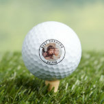Photo and Text Personalised Best Grandpa by Par Golf Balls<br><div class="desc">Custom Photo and Text Personalised Best Grandpa by Par (or change text to suit)  golf ball .. make your game even more unique with these customisable balls from Ricaso</div>