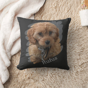 Photo and Text Personalised Cushion