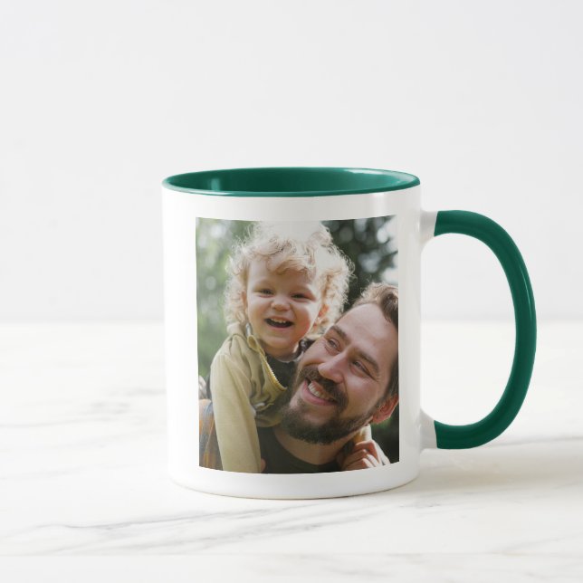 Photo and Text Personalised Photo Mug (Right)