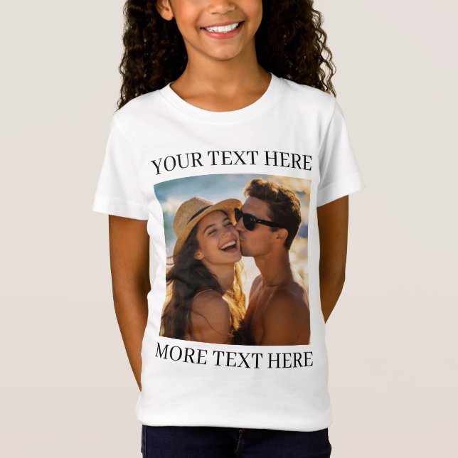Photo and Text T-Shirt (Front)