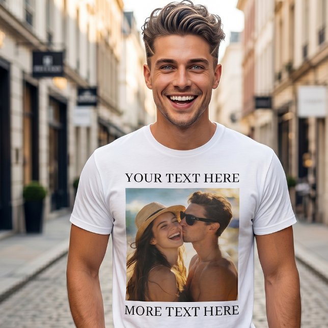 Photo and Text T-Shirt (Creator Uploaded)