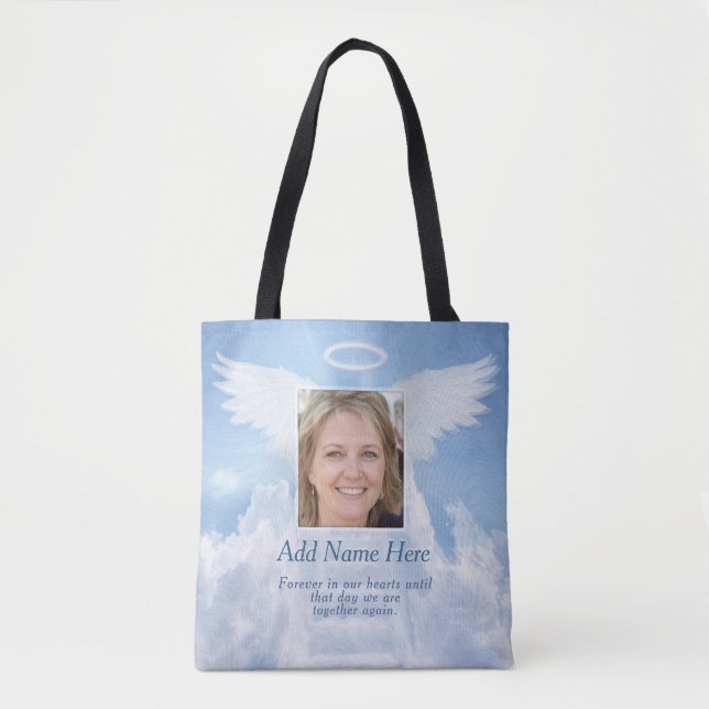 Photo Angel Memorial Tote Bag (Front)