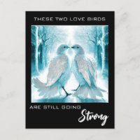 *~* PHOTO Anniversary AP54 Absract Love Birds