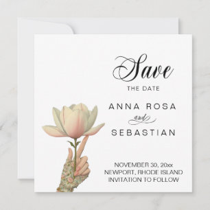 *~* Photo AR6 10 Elegant Vintage Save the date Invitation