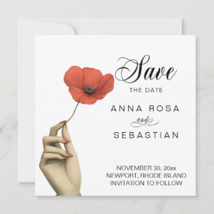 *~* Photo AR6 1 Elegant Vintage Save the date Invitation