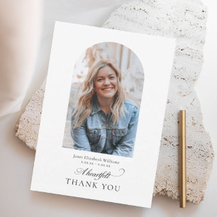 Photo Arch Christian Funeral Thank You