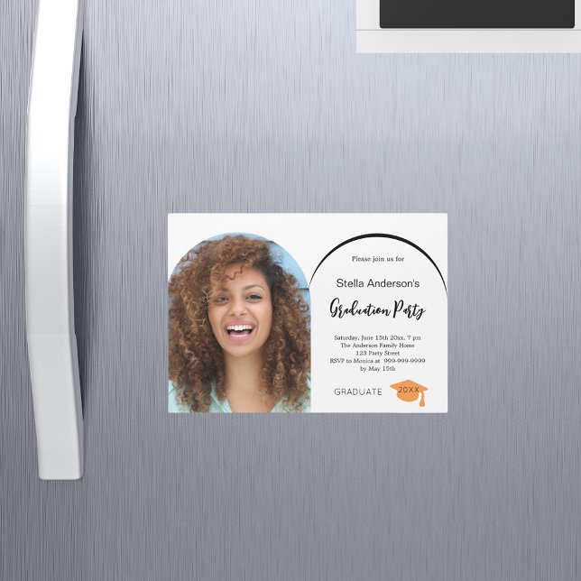 Photo arch graduation 2025 magnetic invitation (Creator Uploaded)
