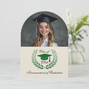 Photo Arch School College Graduation Announcements