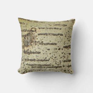 Photo aspen bark Warm grey Outdoor or indoor Outdoor Cushion