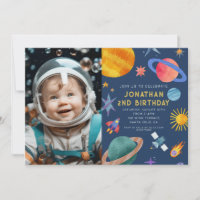 Photo Astronaut Planets Space Boy  Birthday