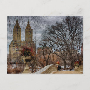 Photo at Bow Bridge in Central Park, NYC Postcard