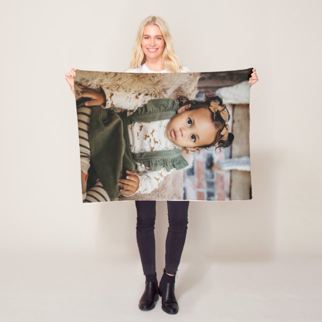 Photo baby  fleece blanket (In Situ)