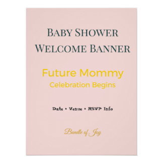 Photo Backdrop Family Gathering Keepsake | Elegant Poster