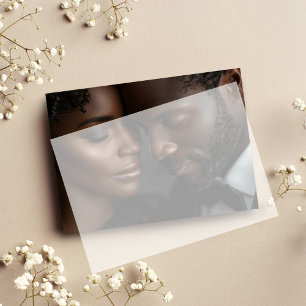 Photo Background Card 7x5 for Vellum Save The Date