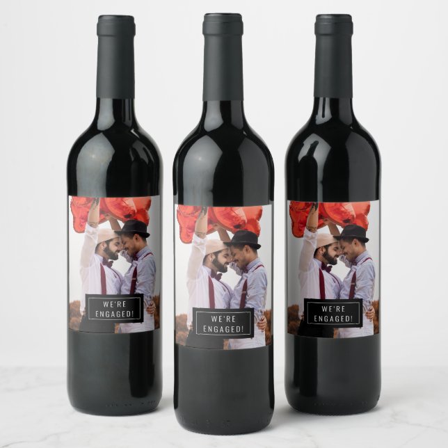 Photo Badge | Announcement | Wine Label (Bottles)