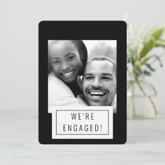 Photo Badge | Engagement Annoucement |  Card | B