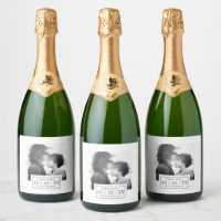 Photo Badge | Save The Date | Bottle Label | White