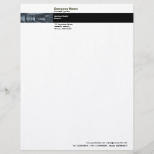 Photo Band - Abstract Glass Personalized Letterhead